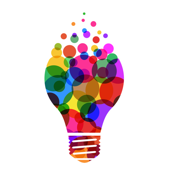 Idea concept, creative bulb sign, innovations. Keep it simple business concept for project management, marketing, creativity – vector